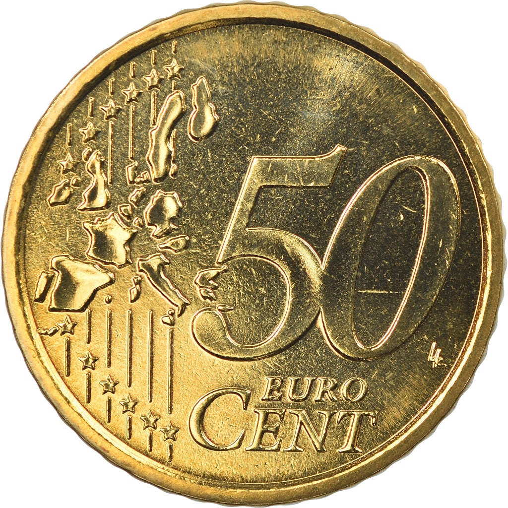 Italië, 50 Euro Cent, 2007, Rome, FDC, Tin, KM:215