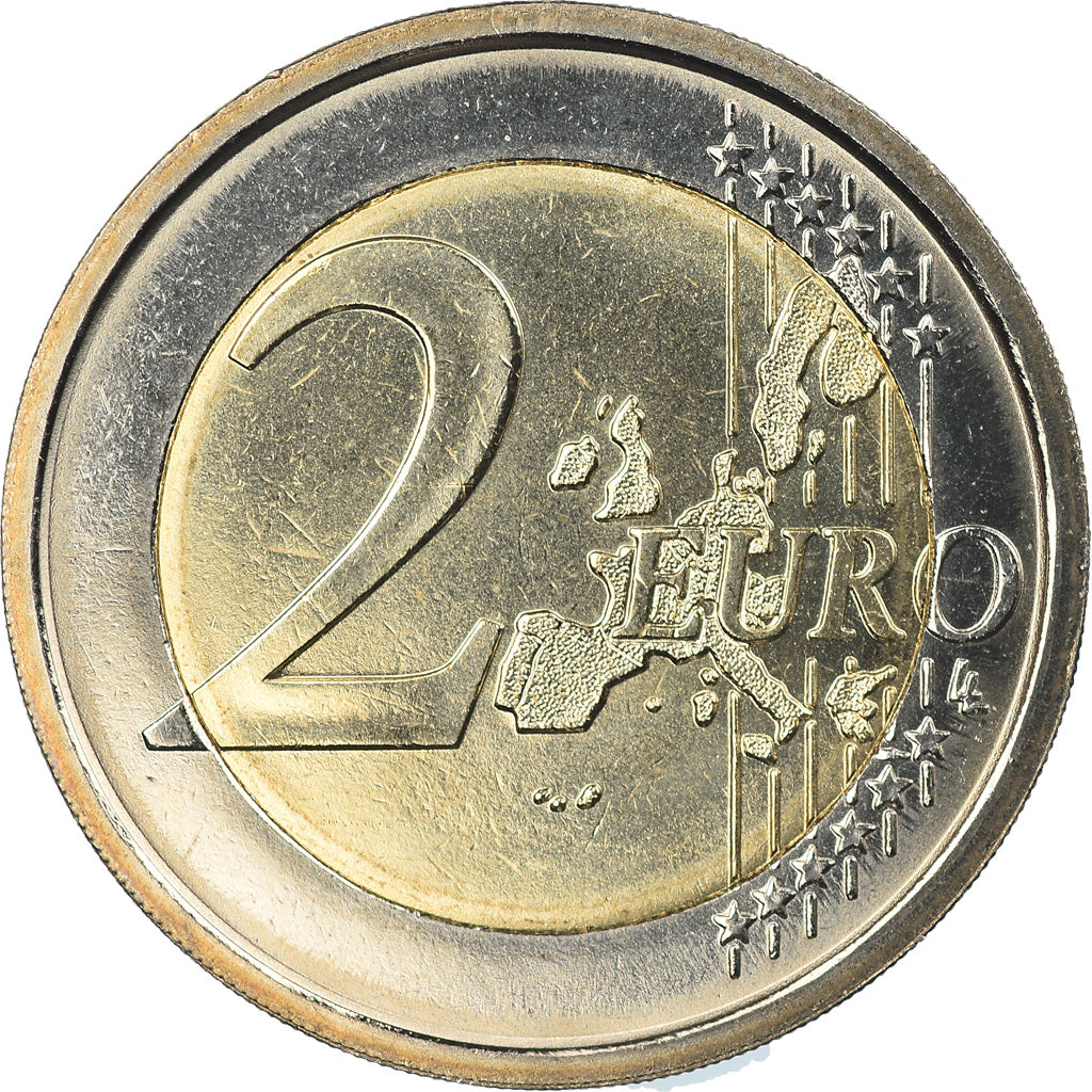 Italia, 2 Euro, 2007, Rome, FDC, Bi-metallico, KM:217