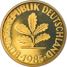 Coin, GERMANY - FEDERAL REPUBLIC, 10 Pfennig, 1985, Stuttgart, Proof, MS(65-70)