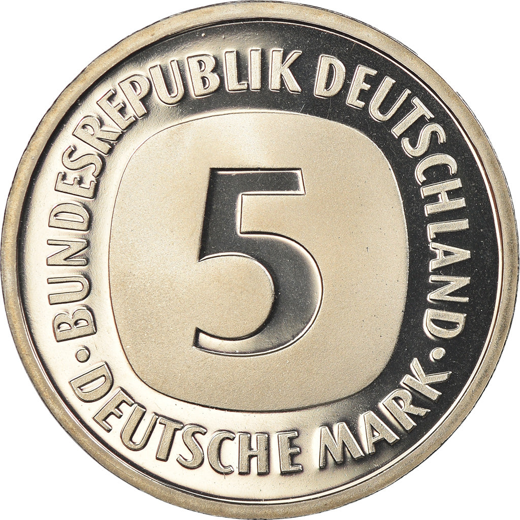 Coin, GERMANY - FEDERAL REPUBLIC, 5 Mark, 1985, Stuttgart, Proof, MS(65-70)