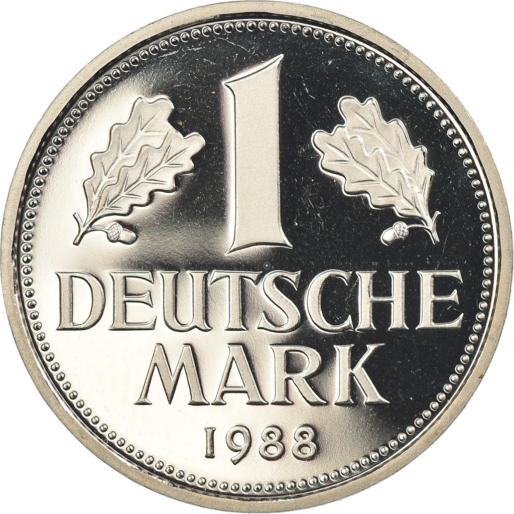 Coin, GERMANY - FEDERAL REPUBLIC, 2 Mark, 1988, Karlsruhe, Proof, MS(65-70)
