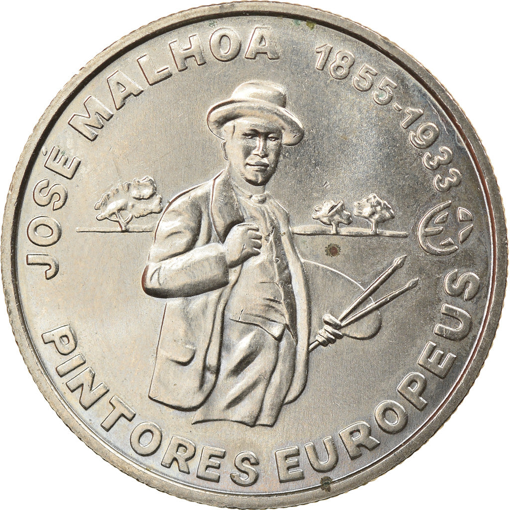 Portugal, 2-1/2 Euro, José Malhoa, 2012, EBC+, Cobre - níquel