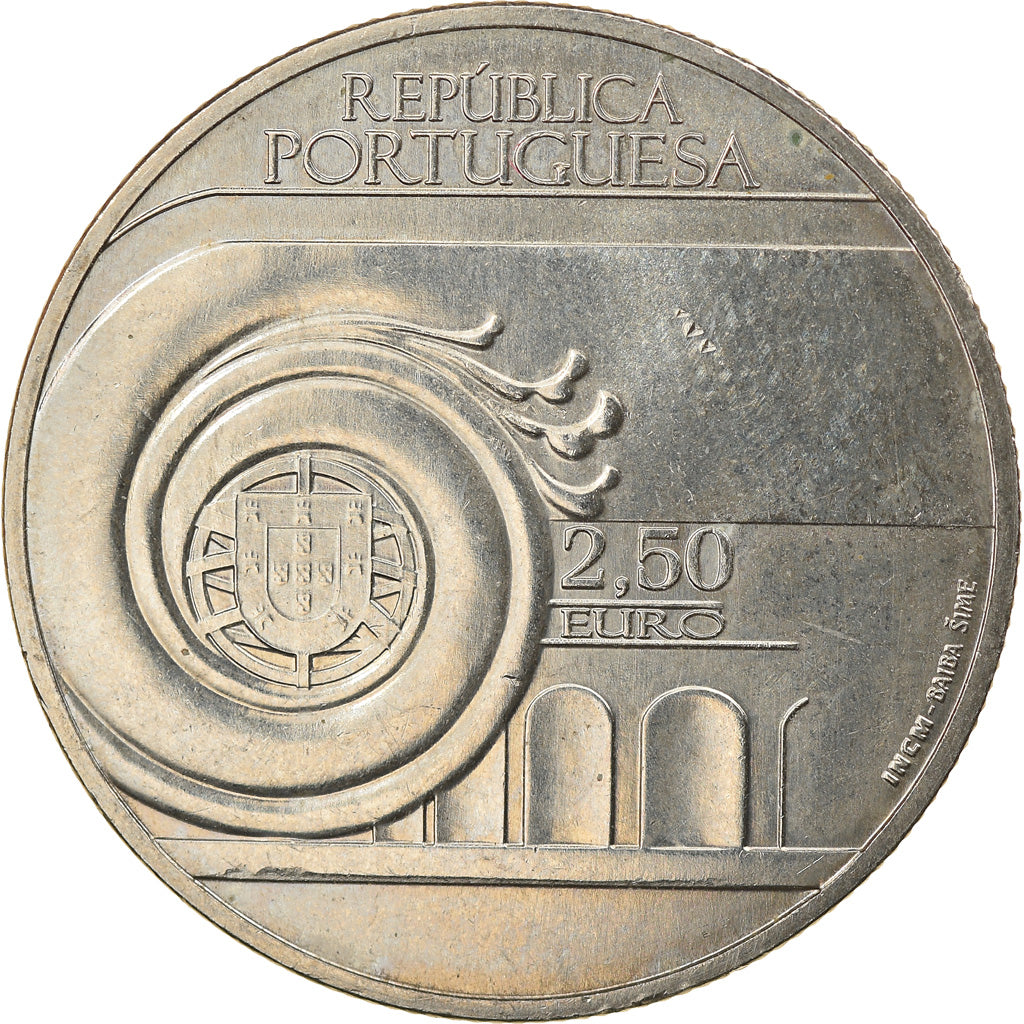 Portugal, 2-1/2 Euro, Joao Villaret, 2013, EBC+, Cobre - níquel