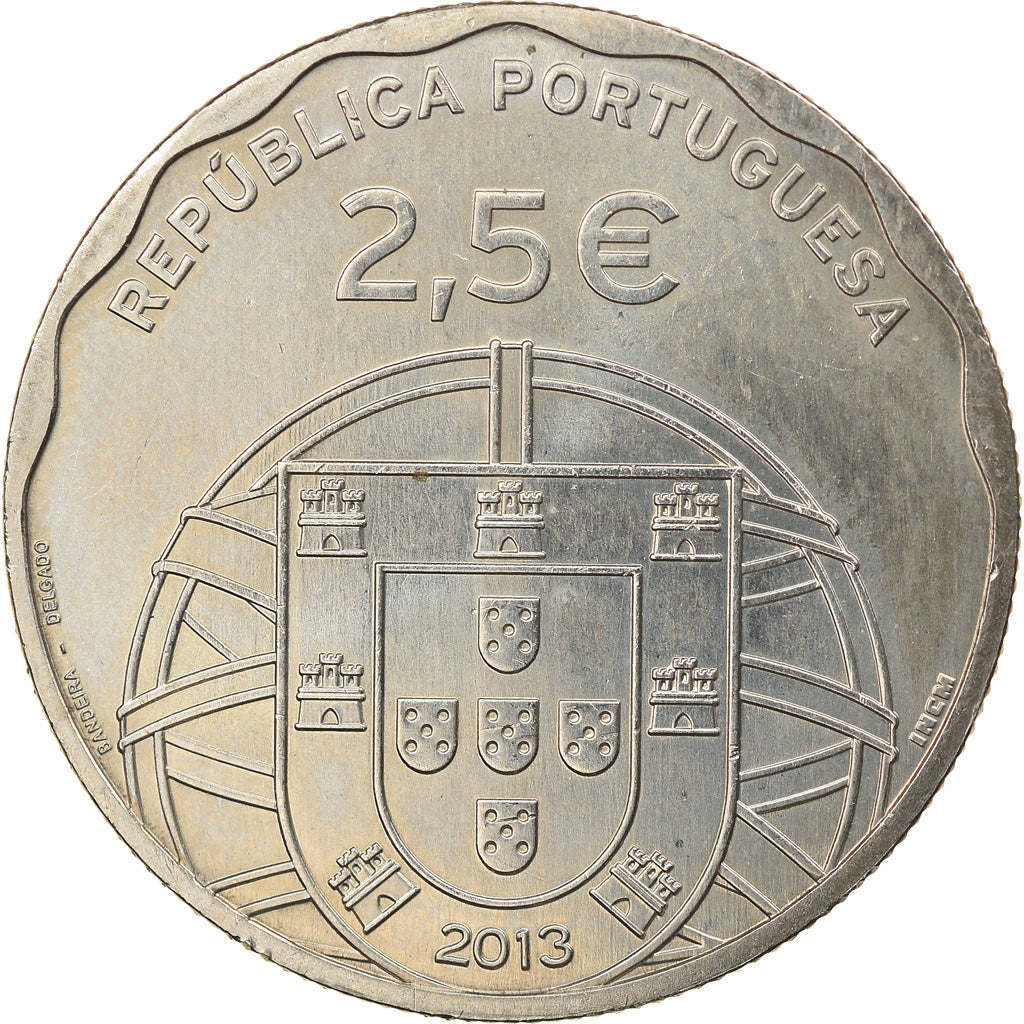 Portogallo, 2-1/2 Euro, Sous-marin Espadon, 2013, SPL, Rame-nichel