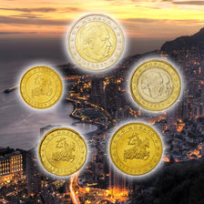 Monaco, 10 Cents to 2 Euro, 2002, SPL