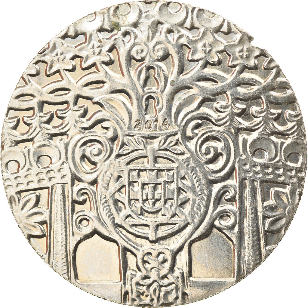 Portugal, 2-1/2 Euro, Les jougs, 2014, AU(55-58), Cobre-níquel
