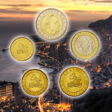 Monaco, 10 Cents to 2 Euro, 2003, MS(63), 0.00
