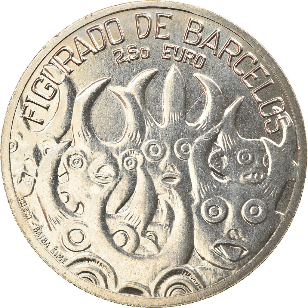 Portogallo, 2-1/2 Euro, Céramique de Barcelos, 2016, SPL, Rame-nichel