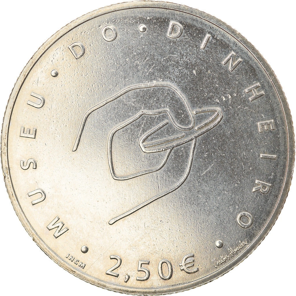 Portugal, 2-1/2 Euro, Musée de l'argent, 2016, MS(60-62), Copper-nickel