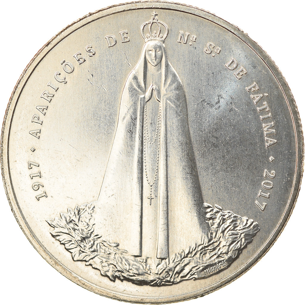 Portugal, 2-1/2 Euro, Notre-Dame de Fátima, 2017, SC, Cobre - níquel
