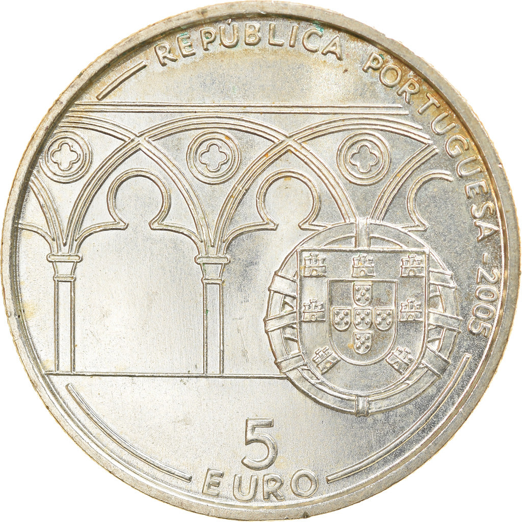 Portugal, 5 Euro, 2005, Lisbon, MS(60-62), Srebro, KM:762