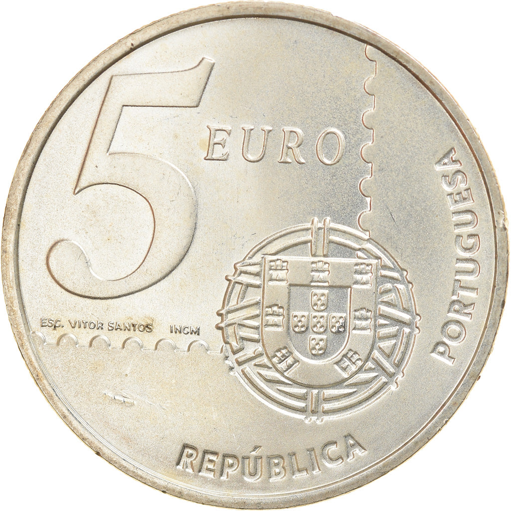 Portugal, 5 Euro, 2003, Lisbon, MS(60-62), Srebro, KM:749