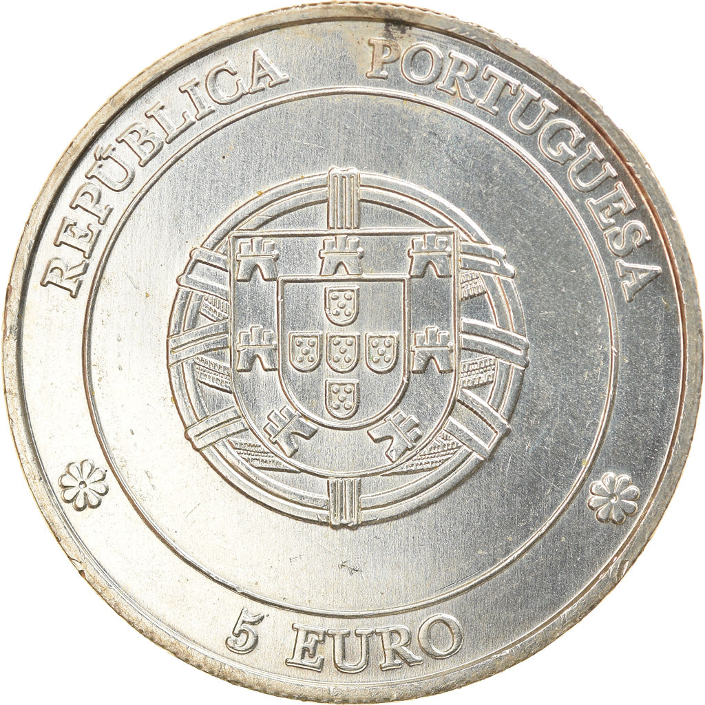 Portugal, 5 Euro, 2005, Lisbon, MS(60-62), Silver, KM:760