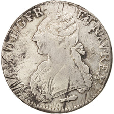 Francia, Louis XVI, Écu aux branches d'olivier, Ecu, 1781, Perpignan, MB, Ar...