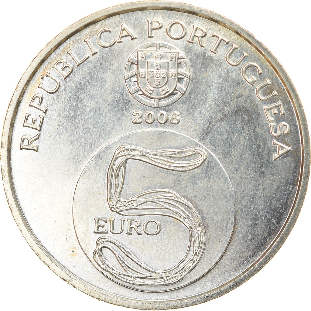 Portugal, 5 Euro, 2006, Lisbon, MS(60-62), Srebro, KM:779