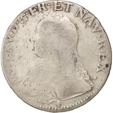 FRANCE, Écu aux branches d'olivier, ECU, 1730, Bordeaux, KM #486.11, VG(8-10), .