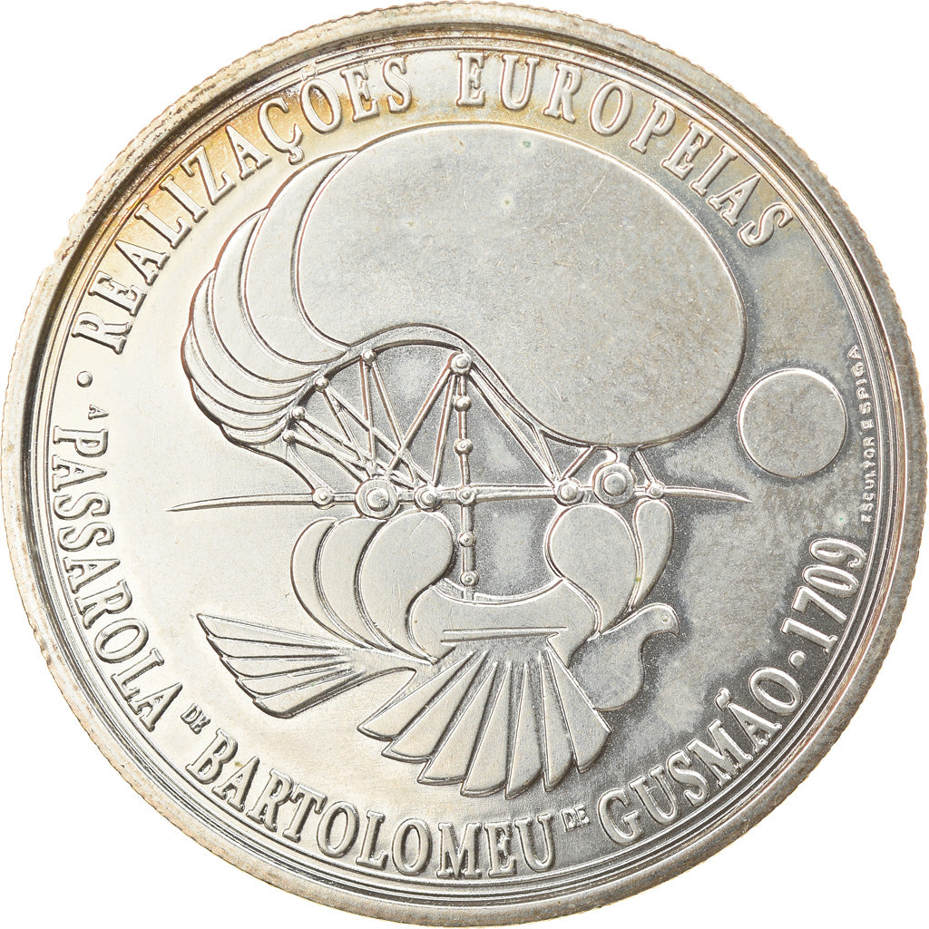 Portugal, 8 Euro, 2007, Lisbon, UNZ, Silber, KM:822