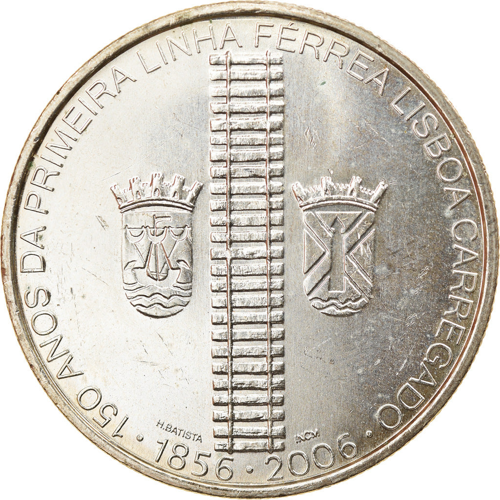 Portugal, 8 Euro, 2006, Lisbon, MS(63), Silver, KM:778