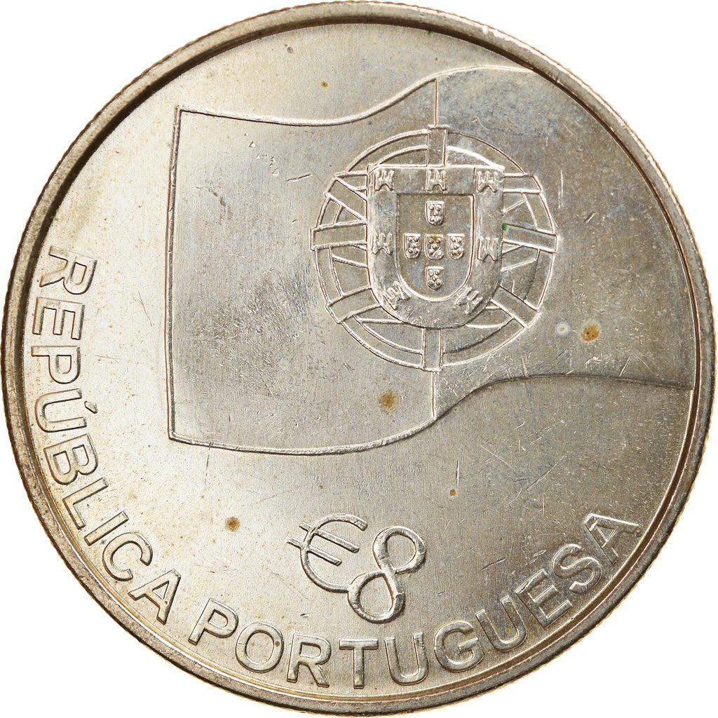 Portugal, 8 Euro, 2006, Lisbon, MS(63), Silver, KM:778