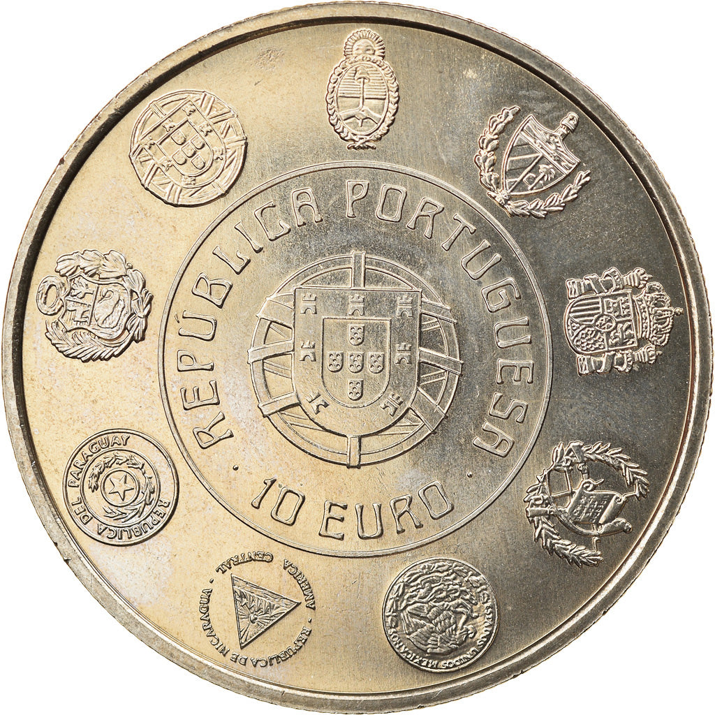 Portugal, 10 Euro, 2012, Lisbon, MS(63), Copper-nickel, KM:818