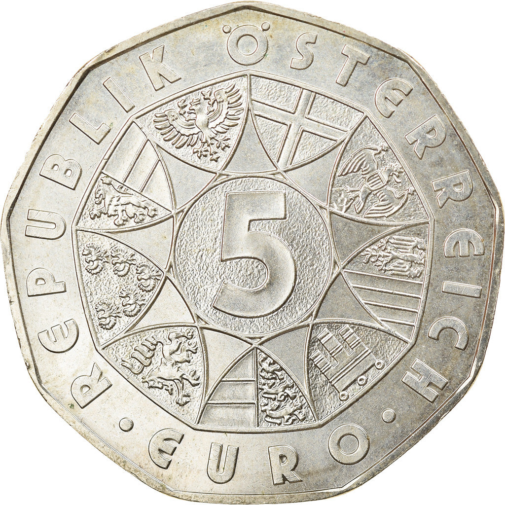 Austria, 5 Euro, 2002, Vienna, SC, Plata, KM:3091