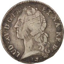 FRANCE, Écu de Béarn au bandeau, ECU, 1756, Pau, KM #518, VF(20-25), Silver, Ga.