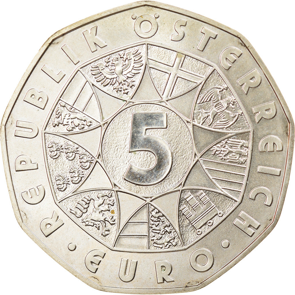 Austria, 5 Euro, 2003, Vienna, MS(63), Silver, KM:3105