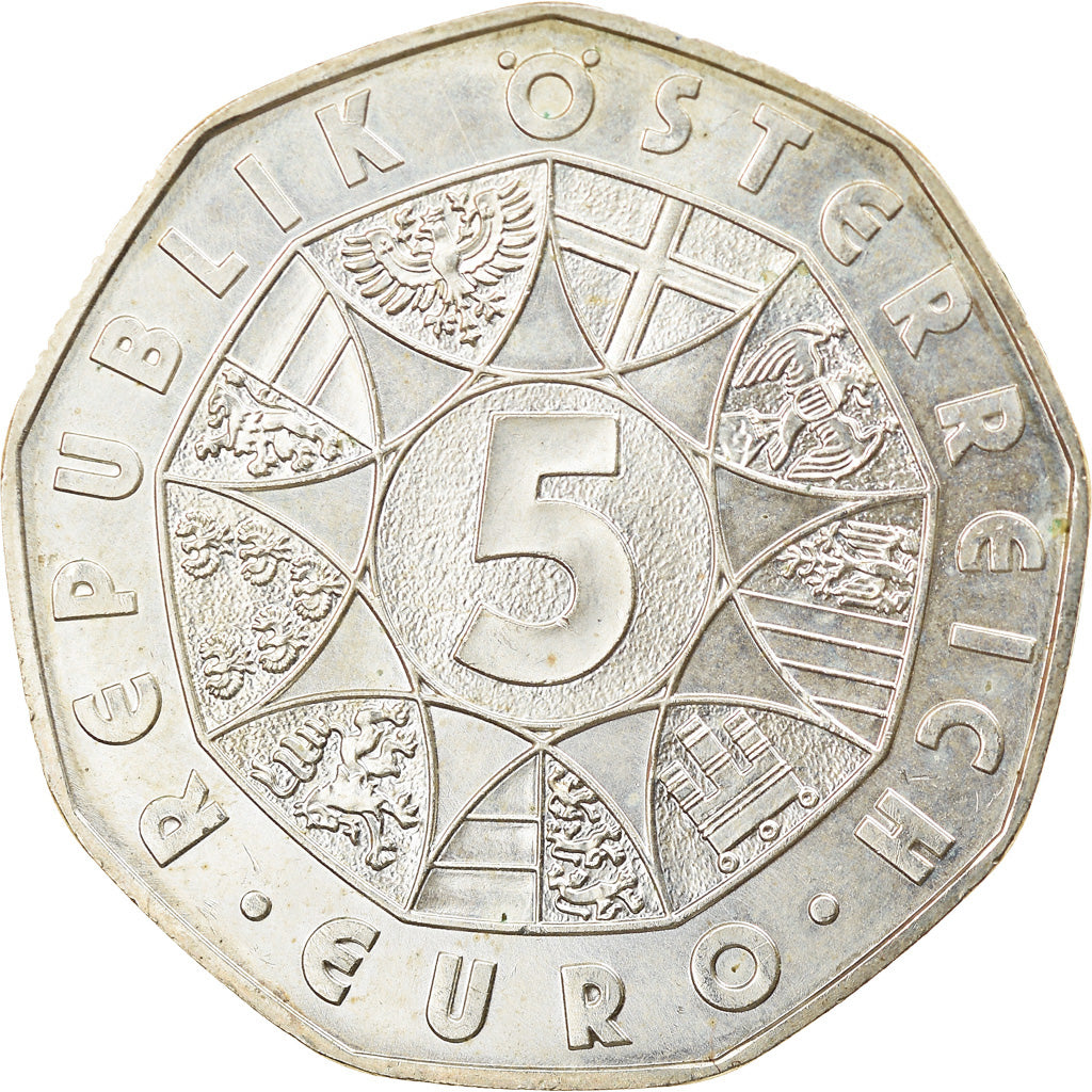 Austria, 5 Euro, 2004, Vienna, MS(63), Silver, KM:3122