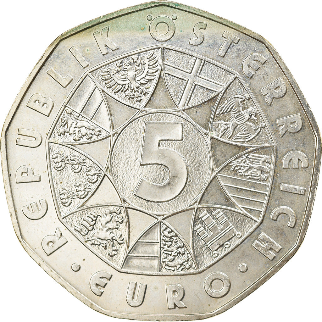 Austria, 5 Euro, 2005, Vienna, SPL, Argento, KM:3117