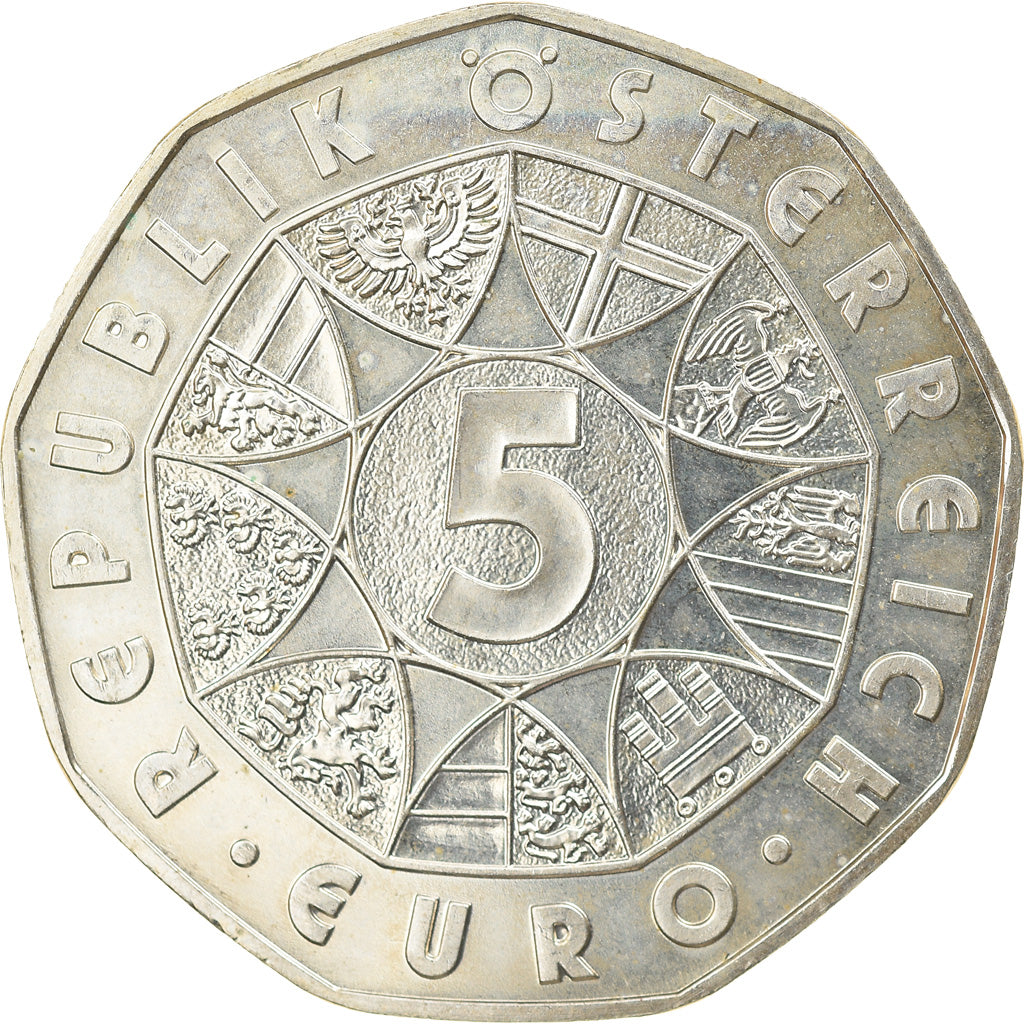Austria, 5 Euro, 2005, Vienna, MS(63), Silver, KM:3120