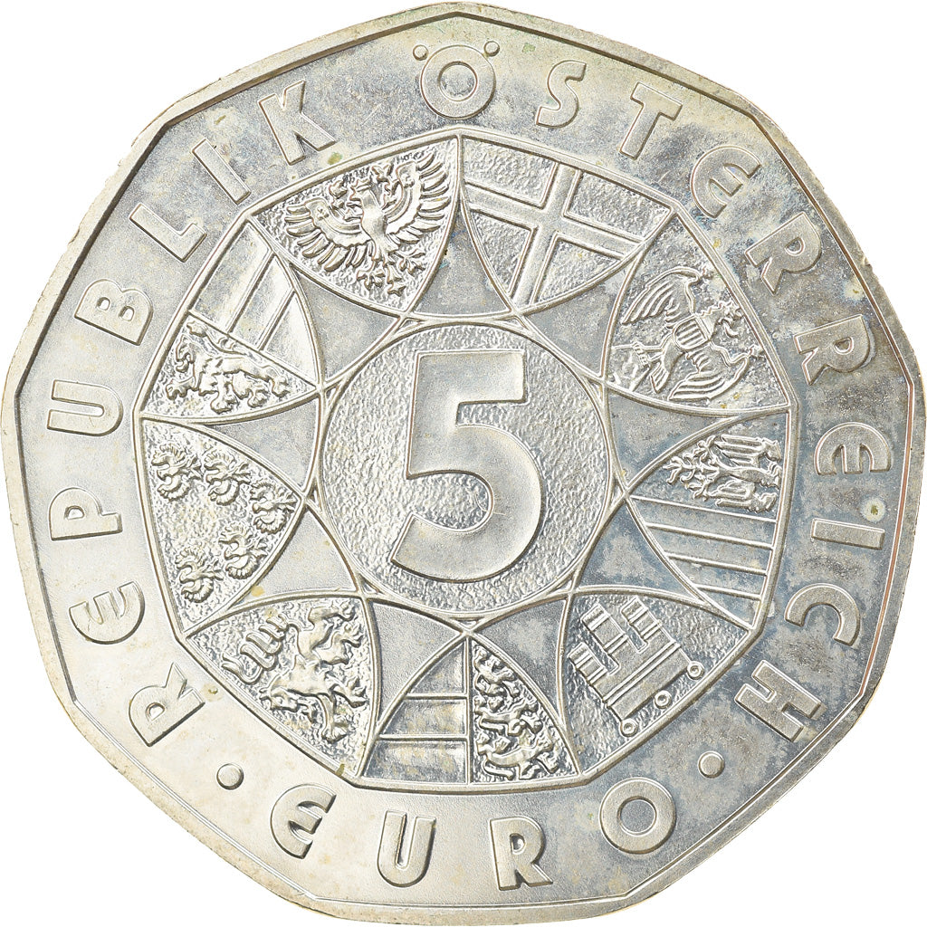Austria, 5 Euro, 2007, Vienna, MS(63), Silver, KM:3144