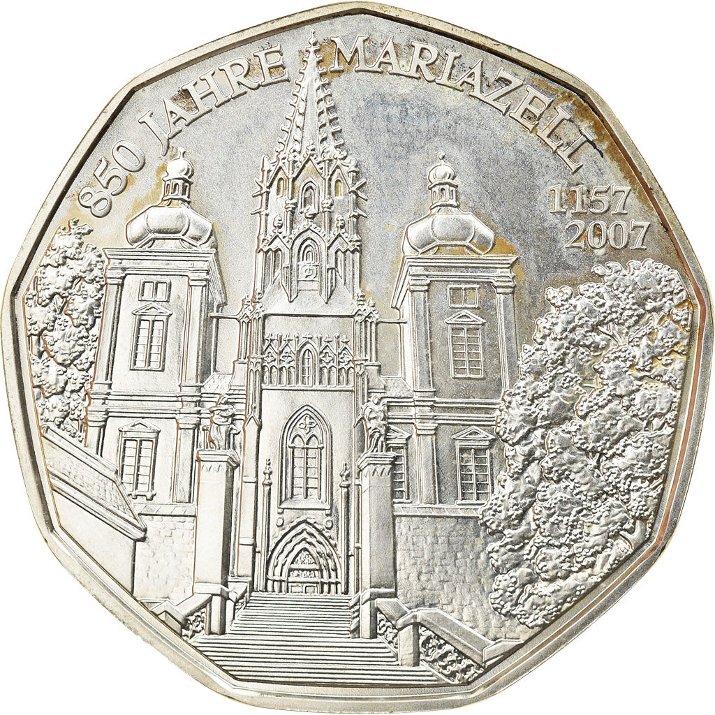Austria, 5 Euro, 2007, Vienna, SC, Plata, KM:3145