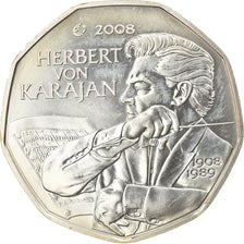 Österreich, 5 Euro, 2008, UNZ, Silber, KM:3156