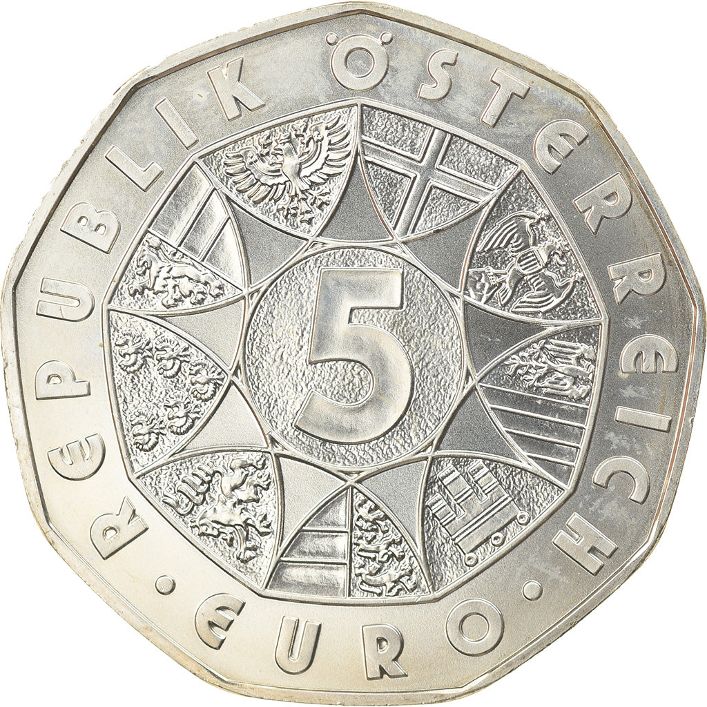 Österreich, 5 Euro, 2008, UNZ, Silber, KM:3156