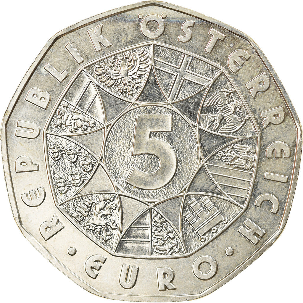 Oostenrijk, 5 Euro, 2009, UNC-, Zilver, KM:3170