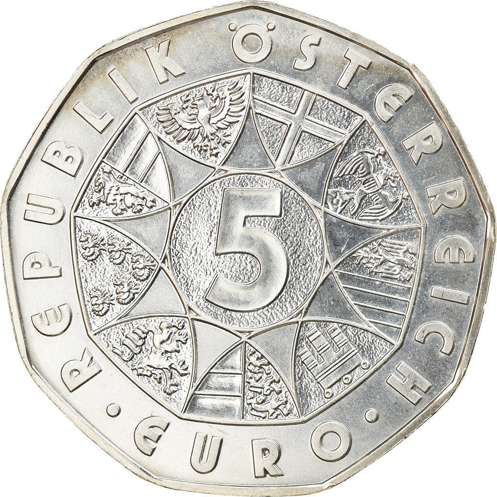 Austria, 5 Euro, 2010, Vienna, SPL, Argento, KM:3184