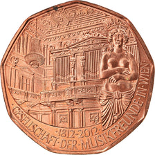 Austria, 5 Euro, 2012, Vienna, MS(63), Copper, KM:3206