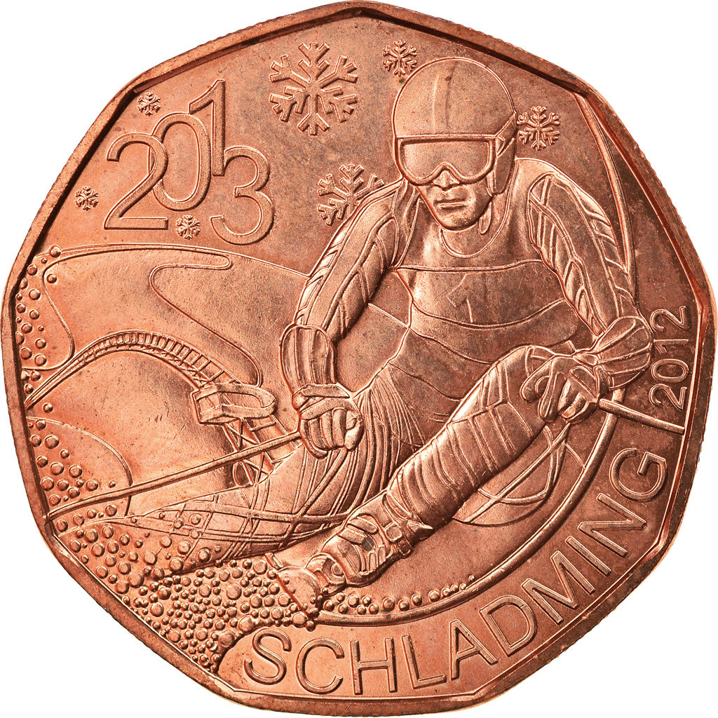 Austria, 5 Euro, 2012, Vienna, SPL, Rame, KM:3215