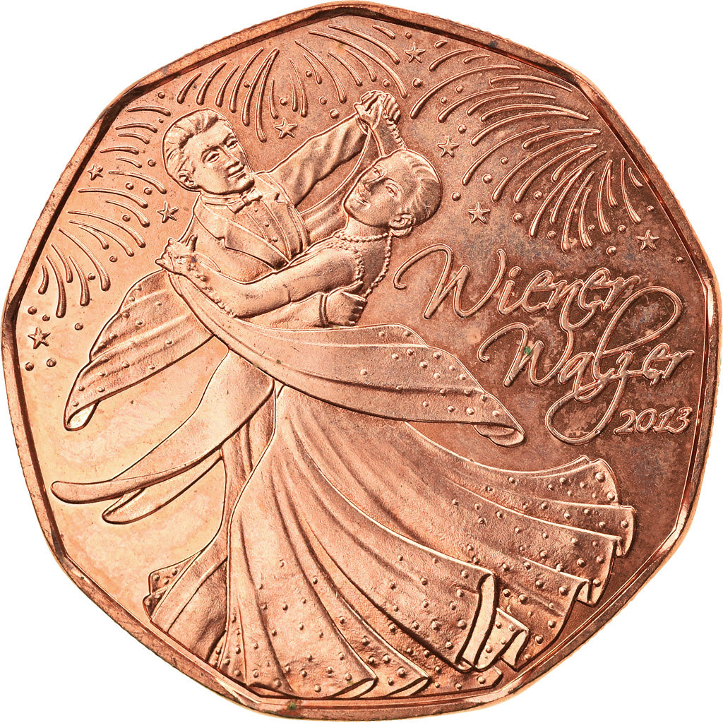 Austria, 5 Euro, 2013, Vienna, MS(63), Copper, KM:3216