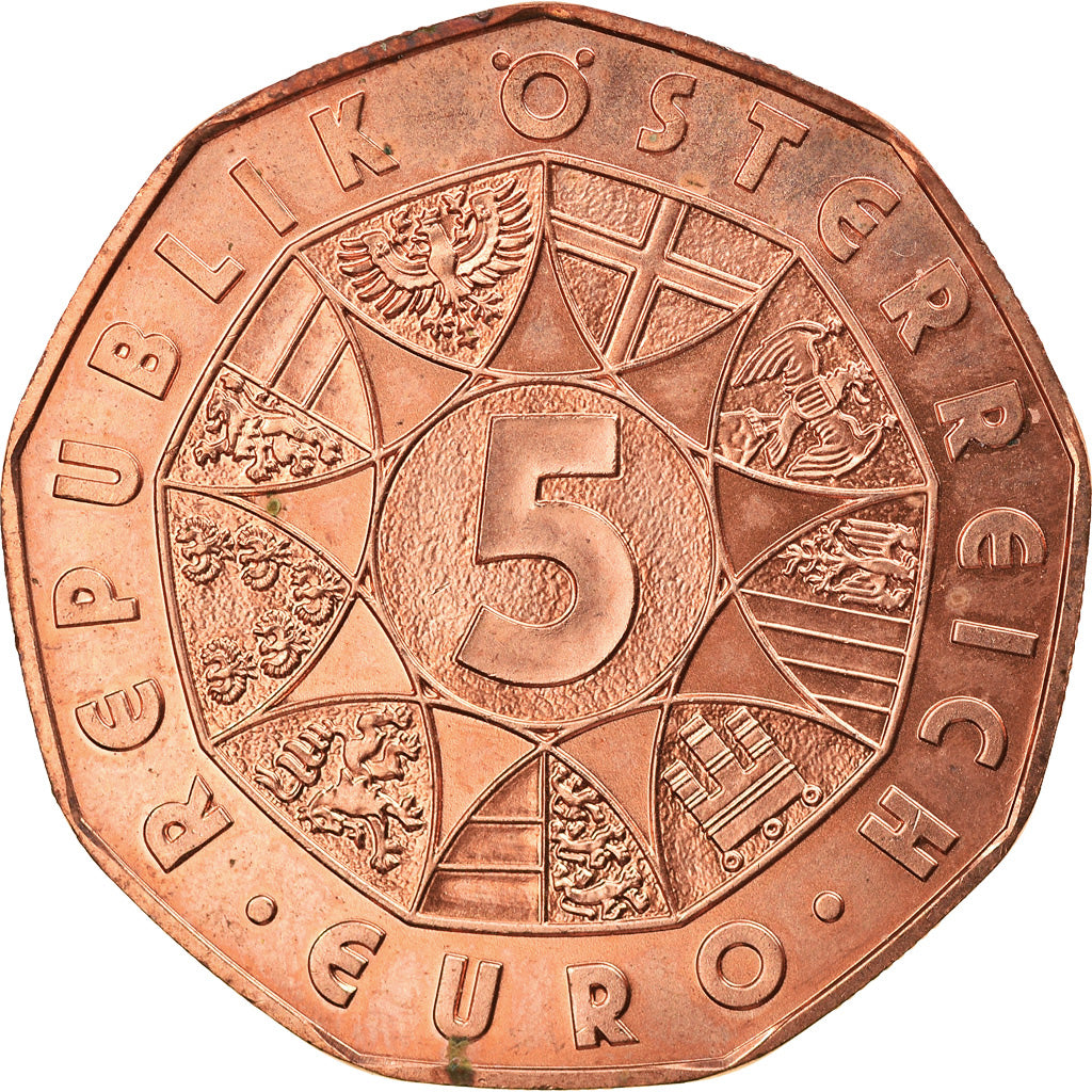 Austria, 5 Euro, 2013, Vienna, MS(63), Copper, KM:3216