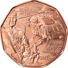 Austria, 5 Euro, Bundesheer, 2015, Vienna, MS(63), Copper