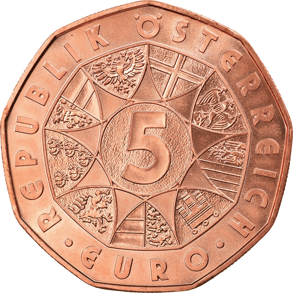 Austria, 5 Euro, Nouvelle année, 2017, Vienna, SC, Cobre
