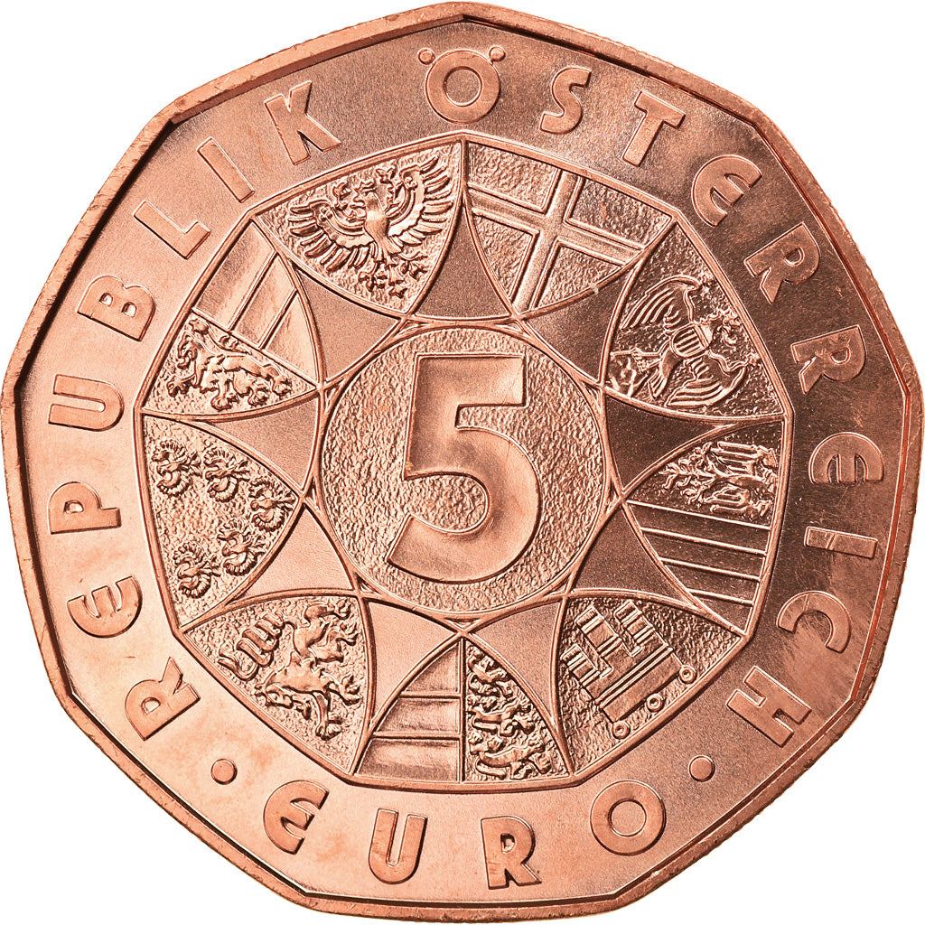 Austria, 5 Euro, Agneau de Pâques, 2017, Vienna, MS(63), Copper