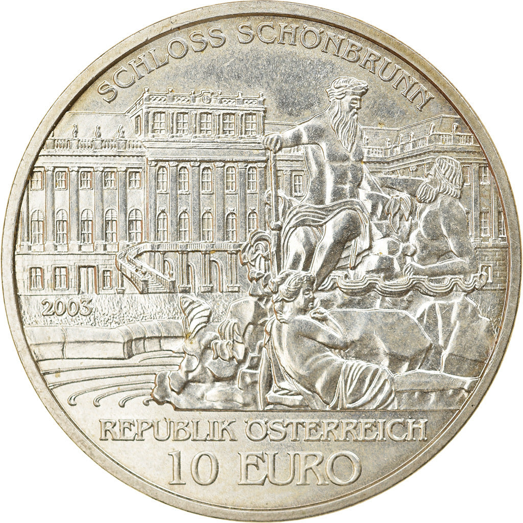 Autriche, 10 Euro, 2003, Vienna, SPL, Argent, KM:3103