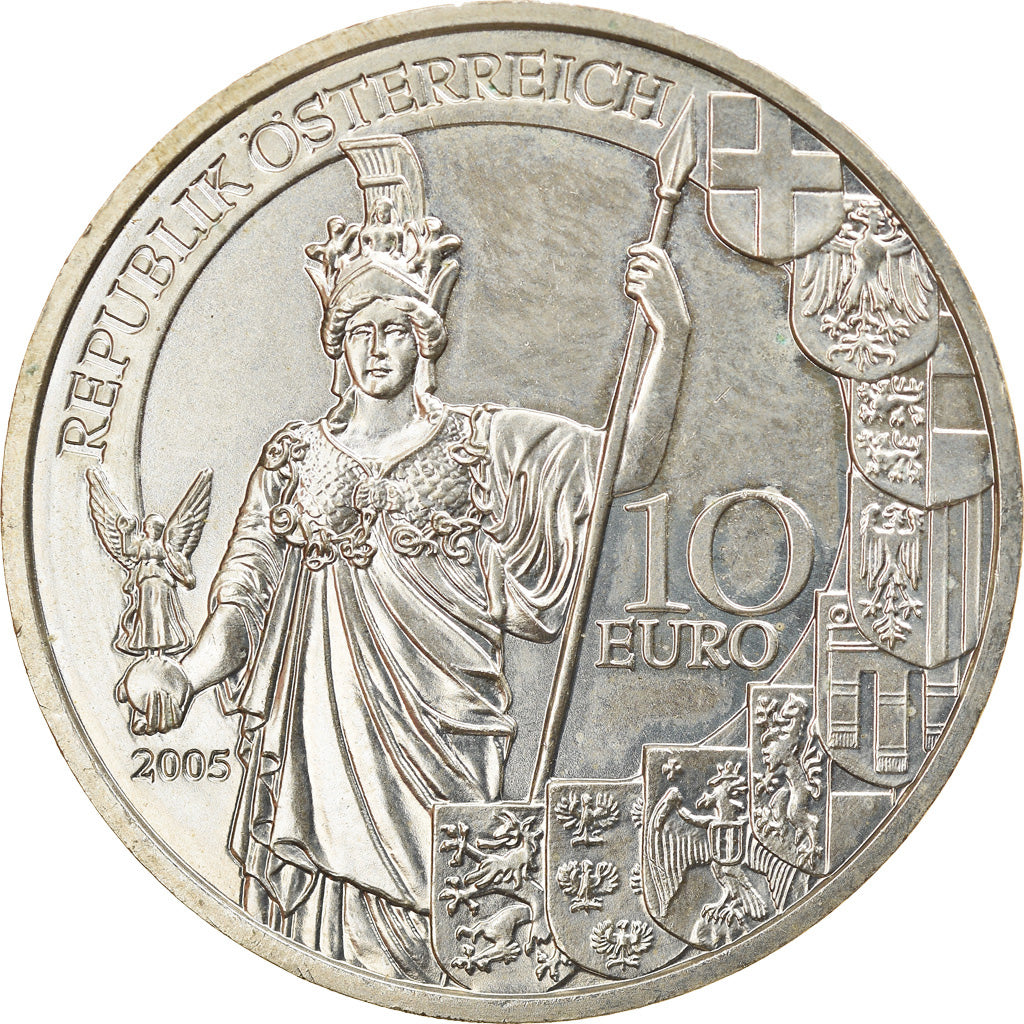 Austria, 10 Euro, 2005, Vienna, SPL, Argento, KM:3121
