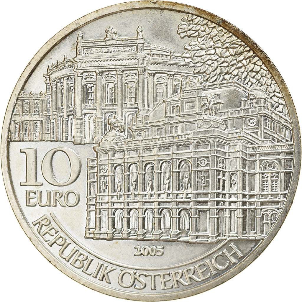 Austria, 10 Euro, 2005, Vienna, MS(63), Silver, KM:3125