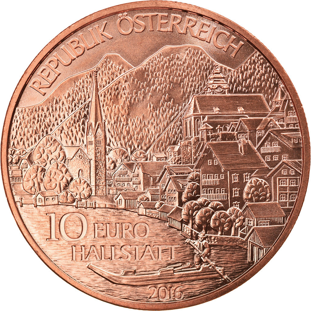 Austria, 10 Euro, Haute-Autriche, 2016, Vienna, SPL, Rame