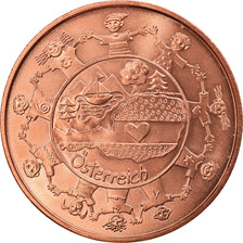 Austria, 10 Euro, Autriche vue par les enfants, 2016, Vienna, MS(63), Copper