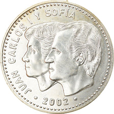 Spain, 12 Euro, 2002, Madrid, MS(63), Silver, KM:1049