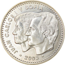 Spain, 12 Euro, 2003, Madrid, MS(63), Silver, KM:1051